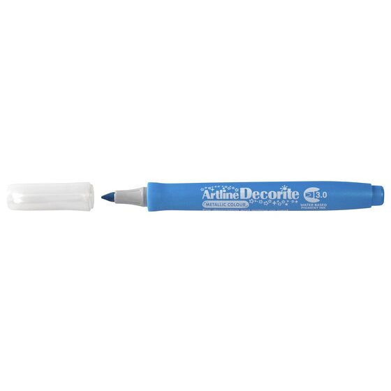 Artline Decorite Metallic Marker – 3.0mm Tip, Metallic Blue