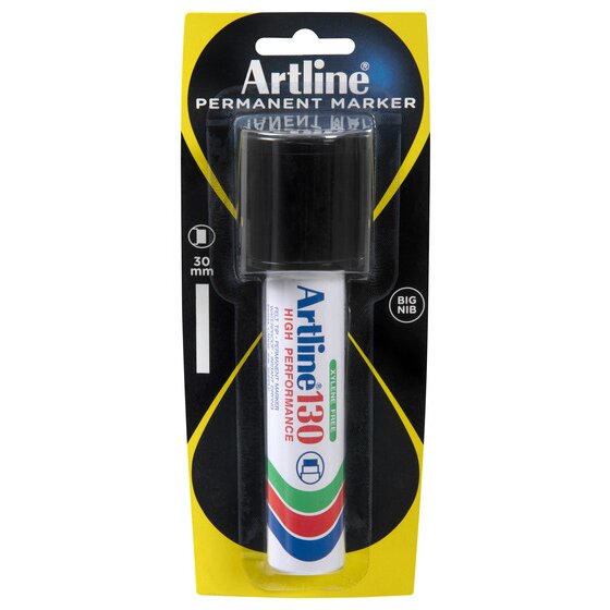 Artline 130 Permanent Marker – Black HS