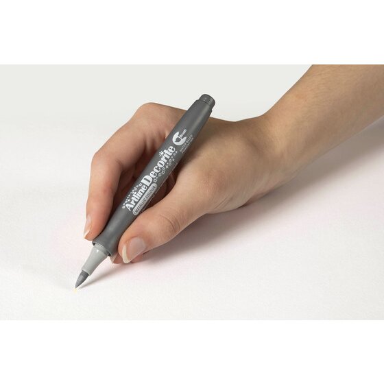 Artline Decorite Metallic Brush Marker – Silver