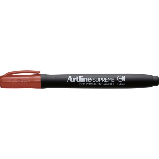 Artline Supreme Permanent Marker 0.4mm Fine Nib – Brown