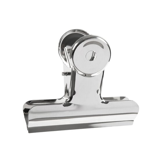 Esselte Bulldog Clips 75mm – Box of 36 – Chrome