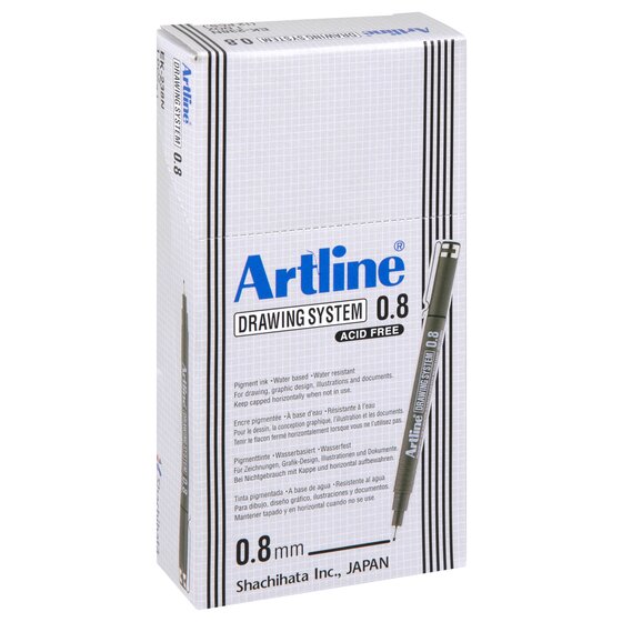 Artline 238 Drawing System Pen 0.8mm Black