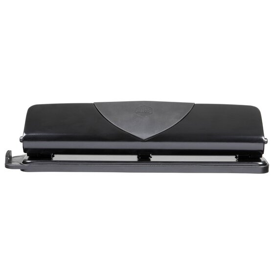 Marbig 3-Hole Punch – 10 Sheet Capacity – Black Metal (88035)