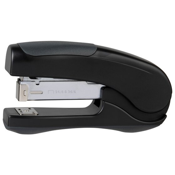 MARBIG Standup Stapler – Half Strip, 25 Sheets, Black