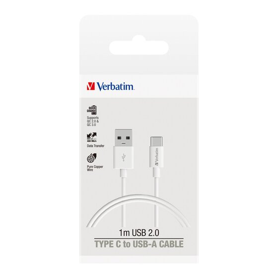 Verbatim USB-C Charge & Sync Cable 1 Metre