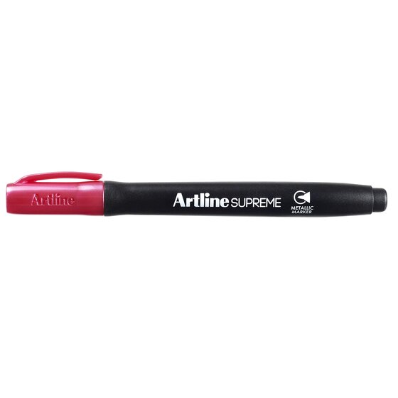 Artline Supreme Metallic Marker – Pink | Permanent Metallic Ink on Paper & Board