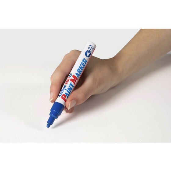 ARTLINE 400 Permanent Paint Marker 2.3mm Bullet Tip – Blue