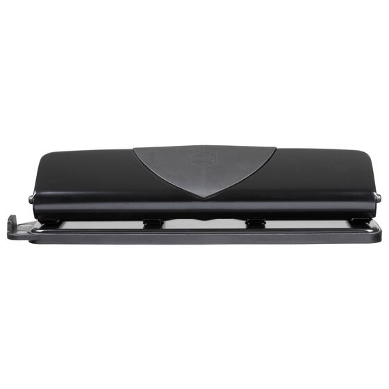 Marbig 4-Hole Punch – 8 Sheet Capacity – Black Metal (88040)