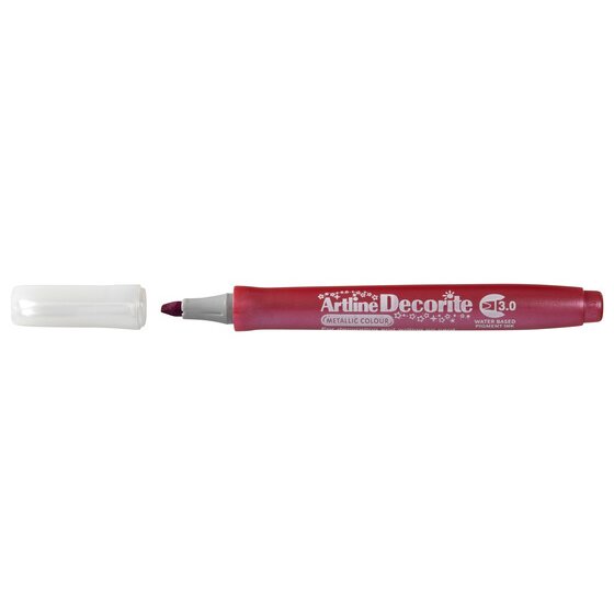Artline Decorite Metallic Marker – 3.0mm Tip – Metallic Pink