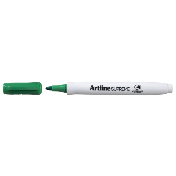Artline Supreme Whiteboard Marker – Green | Antimicrobial Grip