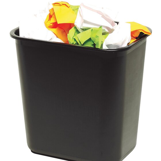 Marbig Enviro Waste Bin – 12L Black Matt