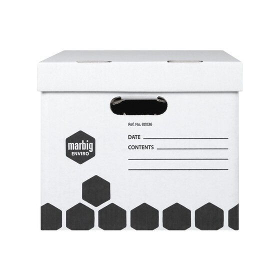 Marbig Super Strong Archive Box – Heavy-Duty Document Storage for Office or Home