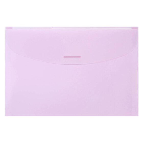 Marbig Expanding Wallet – 3 Tabs, Pastel Assorted, Polypropylene