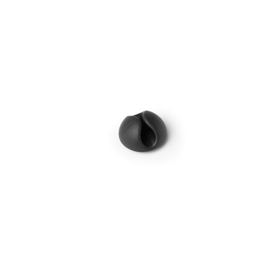 Durable CAVOLINE Self-Adhesive Cable Clips – Graphite | Desk & Wall Cable Tidy