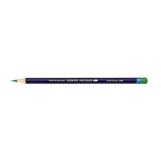 Derwent Inktense Pencil – Field Green 1500 | Water-Soluble Art Pencil