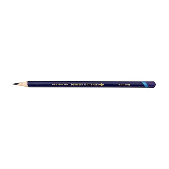Derwent Inktense Pencil – Violet 0800 | Water-Soluble Art Pencil for Paper, Fabric, Wood & Ceramic