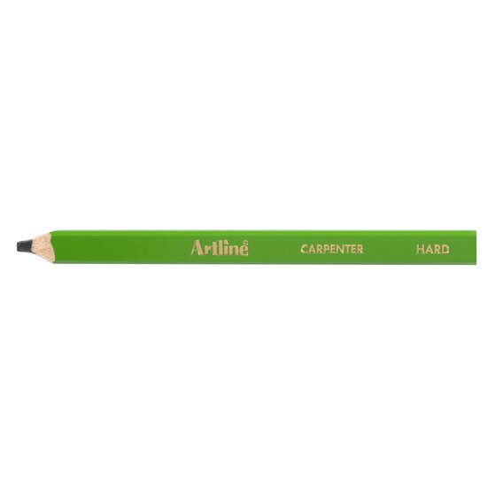 Artline Professional Carpenter Pencil – Hard Lead, Green, Box of 50