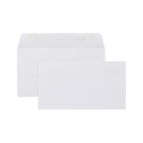 Cumberland Self-Seal Plain Envelope – 11B, 90 x 145mm, 80gsm White, Box of 500