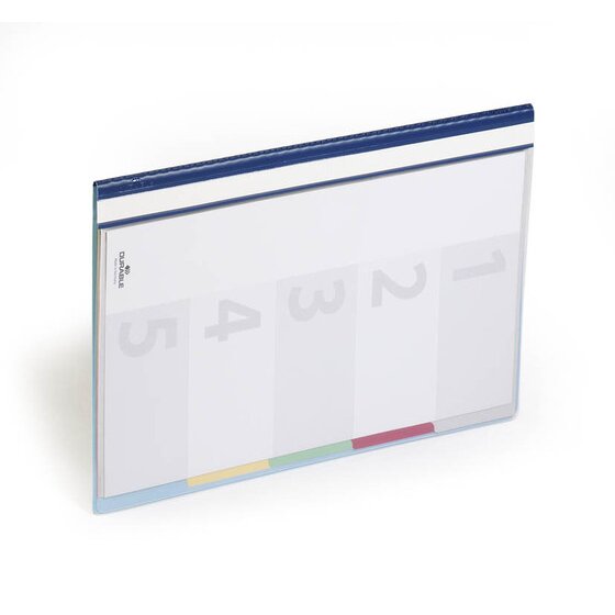 File Divider Blue DURABLE DIVISOFLEX ORGANISATIONAL FOLDER A4 5 DIVIDER BLUE ...