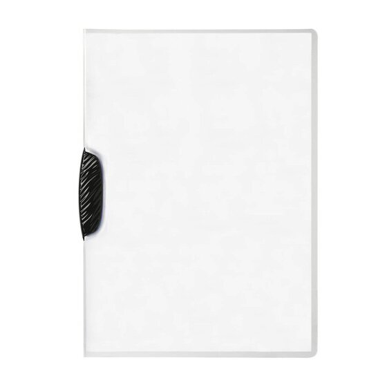 Durable Swing Clip Document File – A4, 30 Sheet Capacity, Black with Clear Cover