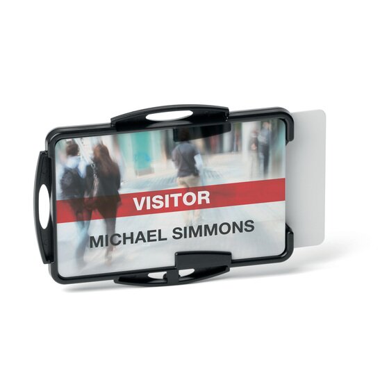 DURABLE ID/Security Card Holder – 2 Cards, Box of 10
