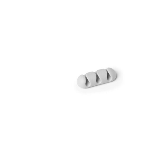Durable Cavoline Self-Adhesive Cable Clips, 3 per Pack (2 Packs), Grey – Fits Cables Up to 5 mm