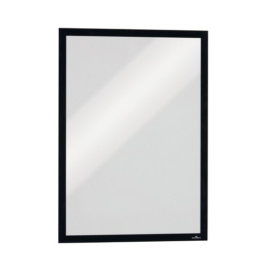 Durable DuraFrame Magnetic Sign Holder – A3 Black, Pack of 5