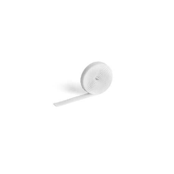 Durable CAVOLINE Self-Grip Cable Management Tape – 1m x 10mm, White