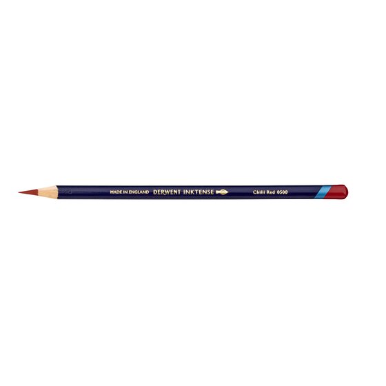 Derwent Inktense Pencil – Chilli Red (0500) | Water-Soluble Art Pencil