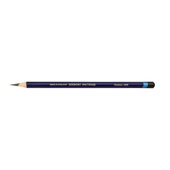 Derwent Inktense Pencil Outliner 2400 – Water-Soluble Ink Pencil for Paper, Fabric, Wood & Ceramic