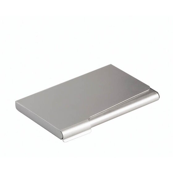 DURABLE Aluminium Business Card Box – 20 Card Capacity (90 x 55mm)