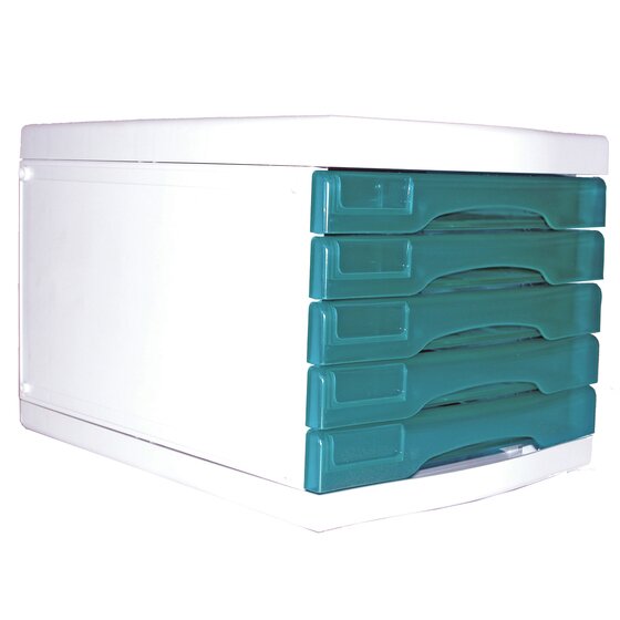 Metro 3475 Multi A4 5 Drawer Storage – Blueberry