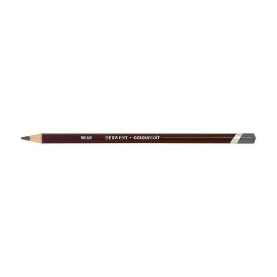 Derwent Coloursoft Pencil – Mid Grey C700 (Round Barrel)
