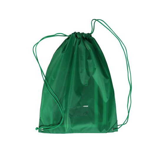 Celco Wet Drawstring Bag – Green | Water-Resistant Polyester for School & Sports