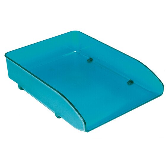 Metro 3461S Document Tray – Blueberry | Stacking Tray for Foolscap & A5
