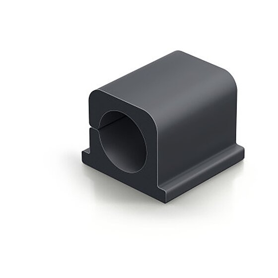 Durable Cavoline Pro 2 Self-Adhesive Cable Clips – Large, Graphite, Pack of 4