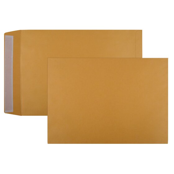 Cumberland Strip Seal Pocket Envelope B4 353×250mm Gold – Box of 250