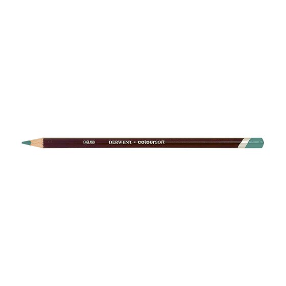 Derwent Coloursoft Pencil – Grey Green C390 | Soft Art Pencil for Drawing & Sketching