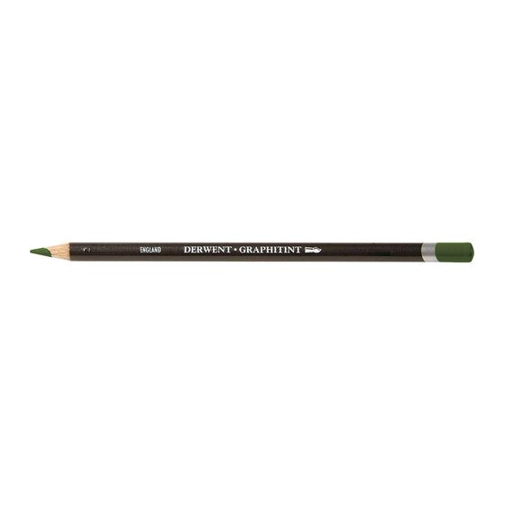 Derwent Graphitint Pencil Ivy 11 – Water-Soluble Tinted Graphite for Drawing & Sketching