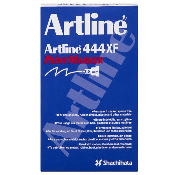 ARTLINE 444 PERMANENT PAINT MARKER 0.8MM WHITE