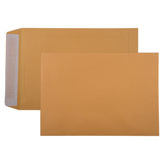 Cumberland Strip Seal Pocket Envelope – 85gsm, B5 (250 × 176mm), Gold, Box of 250