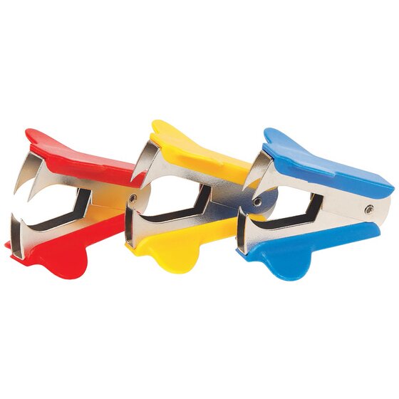 Marbig Staple Remover – Assorted Colours (Blue, Red, Yellow)