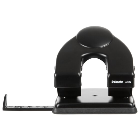 Esselte 2H Punch – 25 Sheet Capacity, Black