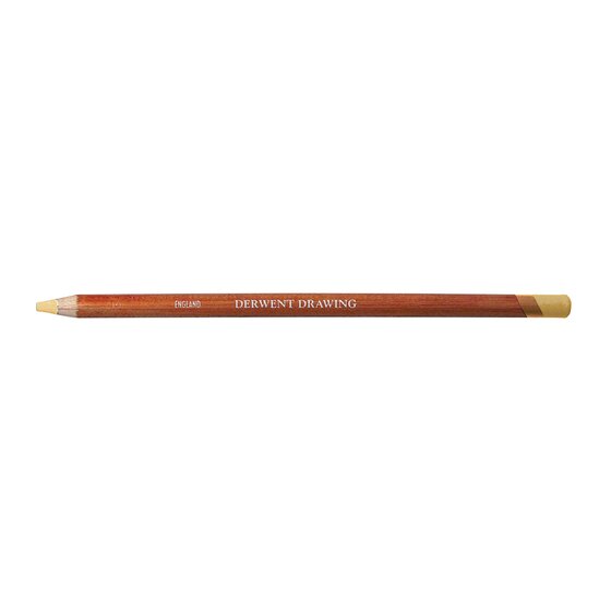 Derwent Drawing Pencil – Yellow Ochre 5720 | Coloured Pencil for Art & Sketching