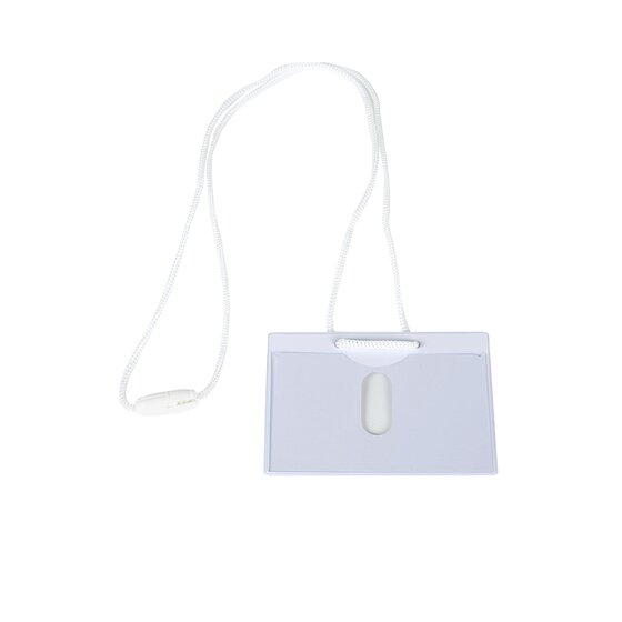 Rexel ID Convention Card Holder – 10 Pack, Pre-Punched with Lanyard Slot