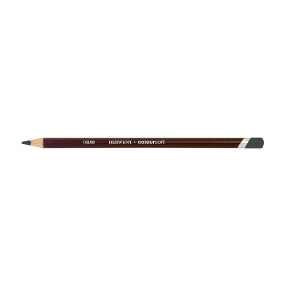 Derwent Coloursoft Pencil – Persian Grey C660 | Soft Core, Round Barrel