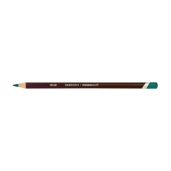Derwent Coloursoft Pencil – Sea Green C380 | Soft Art Pencil for Drawing & Sketching