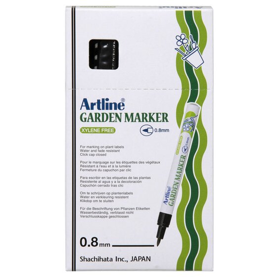 ARTLINE 780 GARDEN MARKER 0.8MM BULLET NIB BLACK