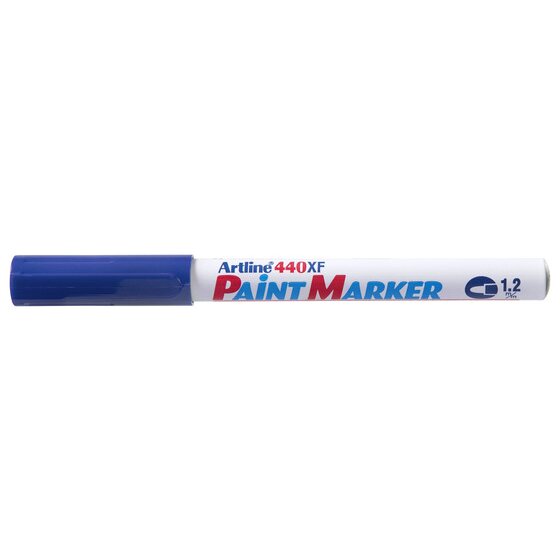 Artline 440 Permanent Paint Marker – 1.2mm Bullet Tip, Blue