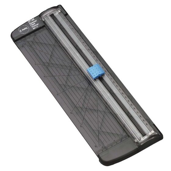 Carl RBT-12 A4 Paper Trimmer – 5-Sheet Capacity with Dual Measurement Rulers